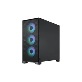 Fractal Design Pop 2 Air TG RGB - Boîtier PC ATX Noir avec 3 ventilateurs - Maille avant/supérieure pour flux d'air optimisé - Prise en charge GPU 416mm et radiateurs 360mm