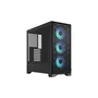 Fractal Design Pop 2 Air TG RGB - Boîtier PC ATX Noir avec 3 ventilateurs - Maille avant/supérieure pour flux d'air optimisé - Prise en charge GPU 416mm et radiateurs 360mm