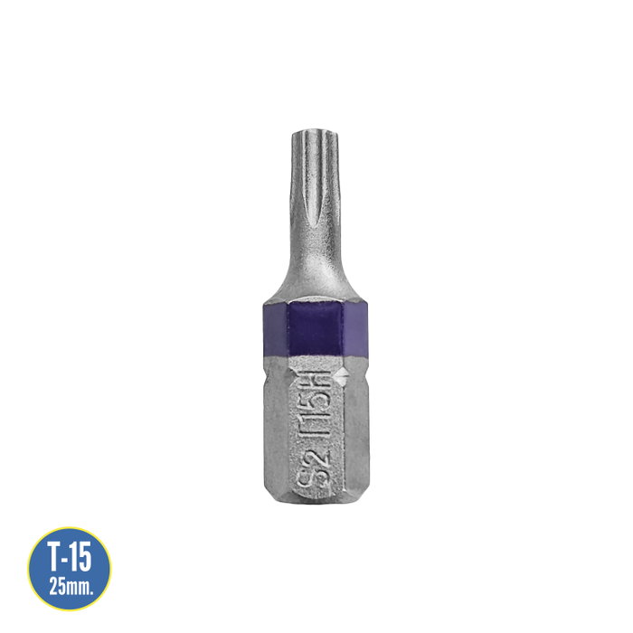 WOLFPACK LINEA PROFESIONAL Jeu de 2 embouts Torx T-15 S2