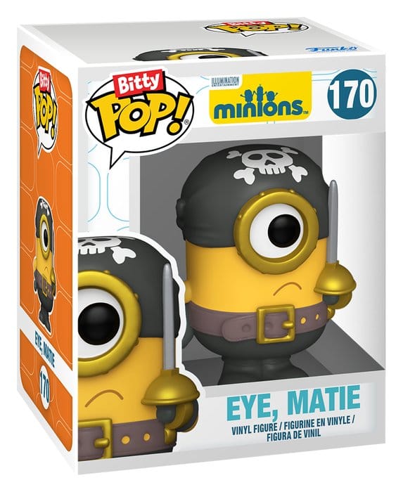 Minions Bitty POP! Vinyl figurines Bride Kevin & Eye, Matie 2 cm Minions Bitty POP! Vinyl figurines Bride Kevin & Eye, Matie 2 cm