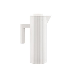 Alessi Carafe isotherme Plissé blanche MDL12 W Alessi Carafe isotherme Plissé blanche MDL12 W
