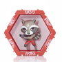 WOW! POD - Figurine LED Rocket Raccoon Marvel avec éclairage UV et autocollants, collectionnable et connectable