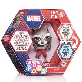 Wow stuff Figurine Wow! Pod Marvel Raccoon Lumineuse avec Capteur de Mouvement