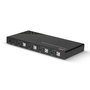 Lindy Commutateur KVM HDMI 4 Ports 4K60 Hz avec USB 2.0, Audio et HDR - Contrôle 4 PC depuis un clavier, une souris et un écran