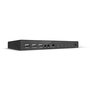 Lindy Commutateur KVM HDMI 4 Ports 4K60 Hz avec USB 2.0, Audio et HDR - Contrôle 4 PC depuis un clavier, une souris et un écran