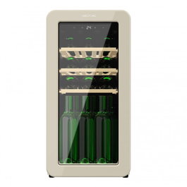 Cave à vin Cecotec Bolero GrandSommelier Origin 18 18 bouteilles rétro beige NoFrost LED