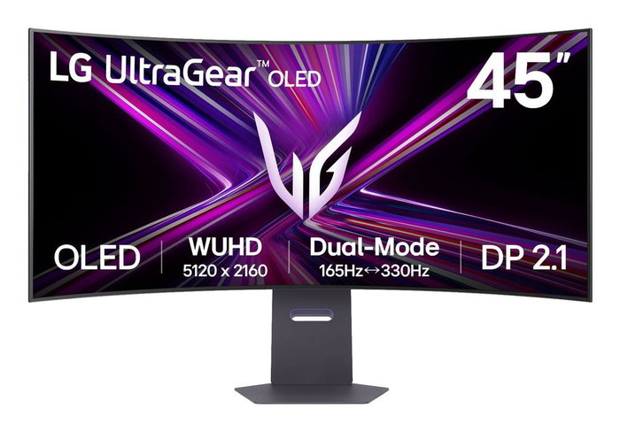 LG Monitor Gaming UltraGear 45GX950A-B 44.5" OLED UltraWide 5K 165Hz 0.03ms - 21:9 Courbe 800R FreeSync G-Sync HDR400 USB-C 90W LG Monitor Gaming UltraGear 45GX950A-B 44.5" OLED UltraWide 5K 165Hz 0.03ms - 21:9 Courbe 800R FreeSync G-Sync HDR400 USB-C 90W