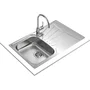 Teka Évier StarBright en acier inoxydable inox mat, encastrable