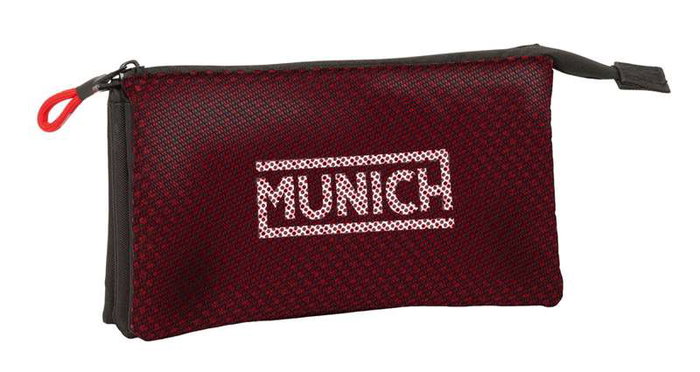 Safta Vulcan Porte-tout triple Munich - Boîte de rangement 22 x 12 x 3 cm - Recommandé à partir de 3 ans Safta Vulcan Porte-tout triple Munich - Boîte de rangement 22 x 12 x 3 cm - Recommandé à partir de 3 ans