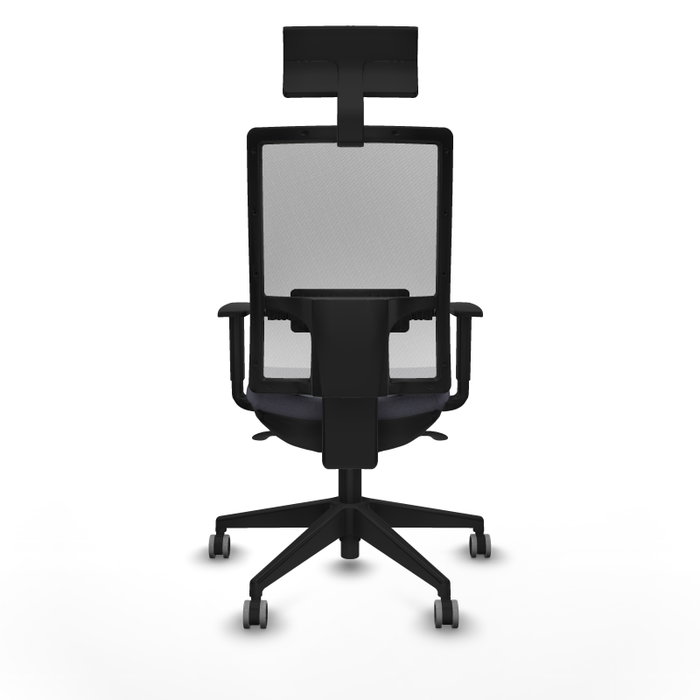 Piqueras y Crespo Chaise de Bureau Horna Gris foncé et Blanc
