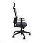 Piqueras y Crespo Chaise de Bureau Horna Gris foncé et Blanc