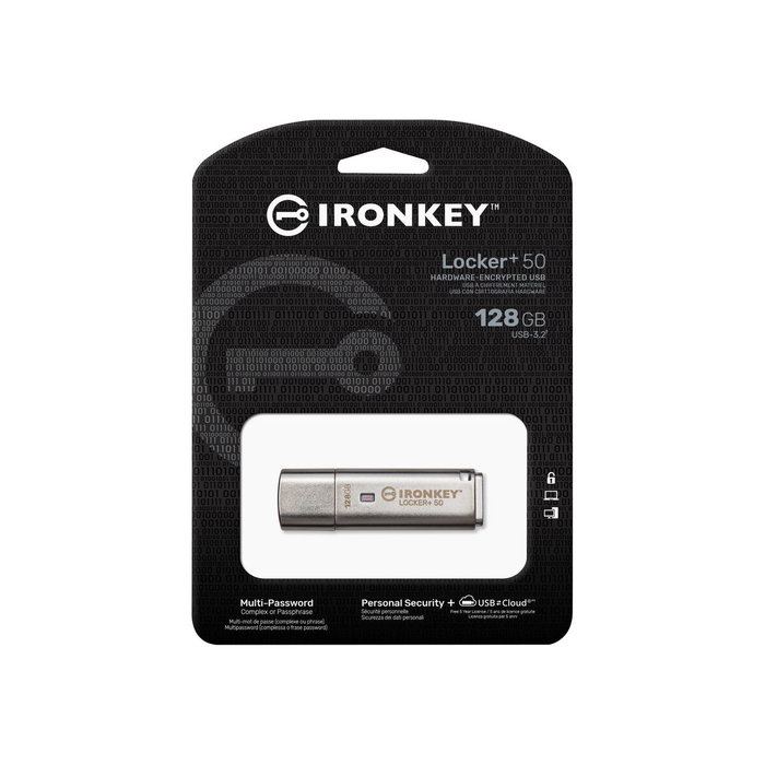 Kingston IronKey IKLP50 128 Go USB 3.2 Kingston IronKey IKLP50 128 Go USB 3.2