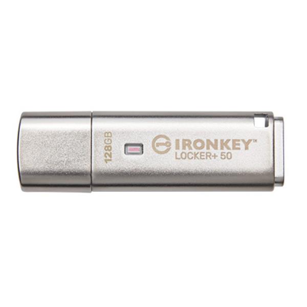 Kingston IronKey IKLP50 Clé USB 3.2 128GB avec Cryptage AES