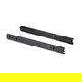 Emuca Lot de 5 jeux de Coulisses pour tiroirs, roulement à billes, hauteur 45mm, profondeur 500mm, sortie totale, Noir