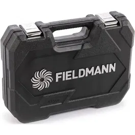 Fieldmann FDG 5023-47R - Jeu de clés à douille de 47 pièces avec cliquet 3/8, douilles, marteau, mètre ruban, cutter et pinces, mallette en plastique dur