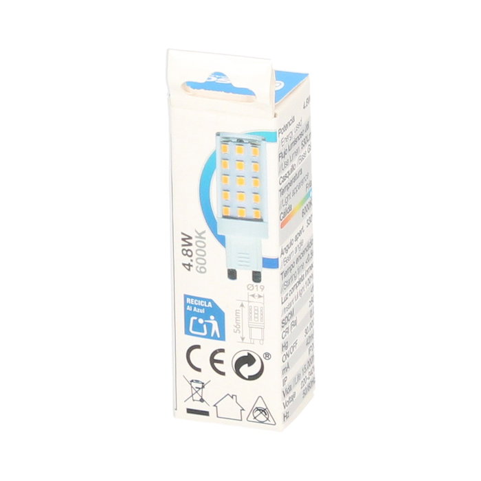 GSC Evolution Bombilla LED SMD 4,8W G9 6000K