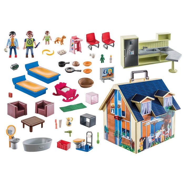 Playmobil Maison Transportable Bleue 70985