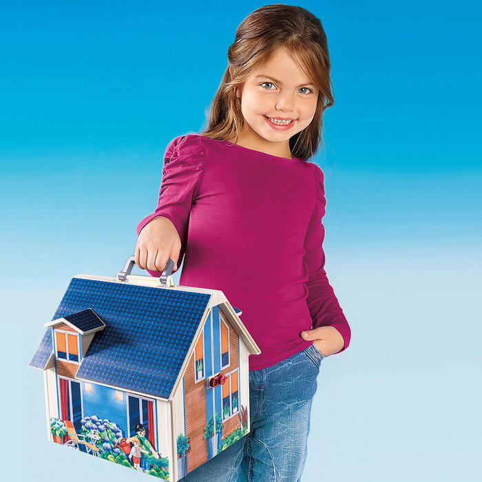 Playmobil Maison Transportable Bleue 70985