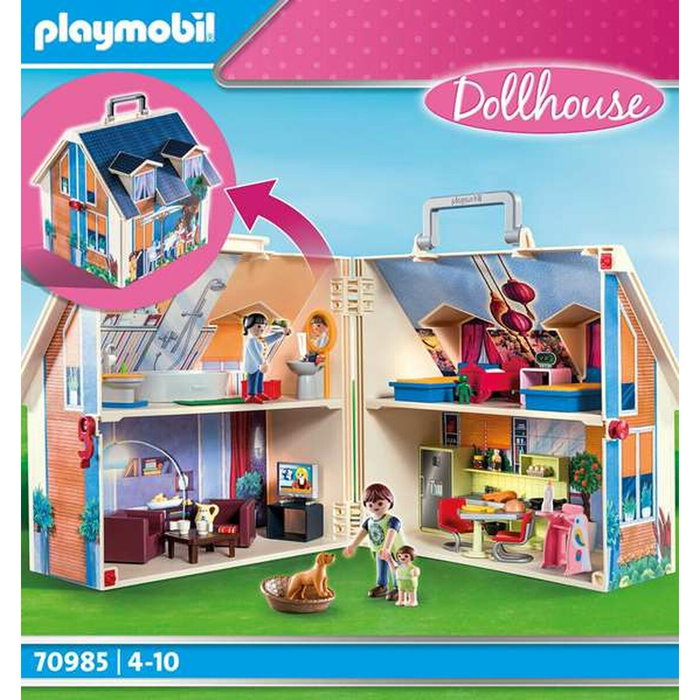 Playmobil Maison Transportable Bleue 70985