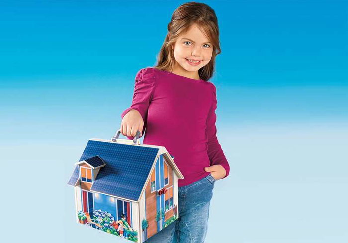 Playmobil Maison Transportable Bleue 70985