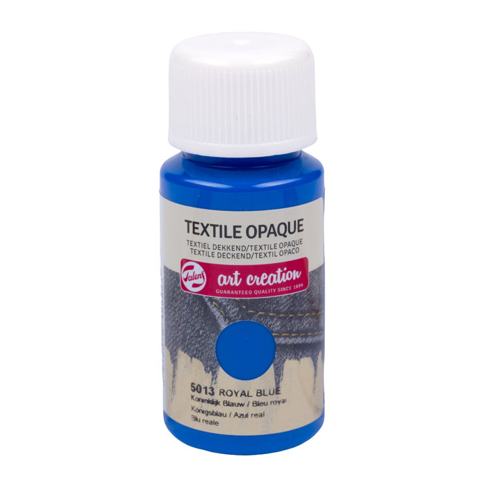 Talens Art Creation Peinture textile opaque Bleu roi 50 ml