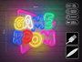 Forever Lampe Neon Plexi LED Game Multicolore avec Variateur USB