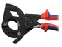 KNIPEX Ciseaux avec mécanisme à cliquet 315 mm en acier