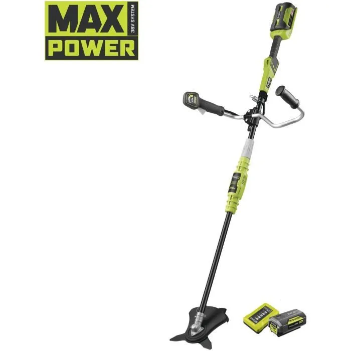 Ryobi RBC36X26BG2-140 Débroussailleuse sans fil 36V Max Power avec batterie 4.0Ah et chargeur