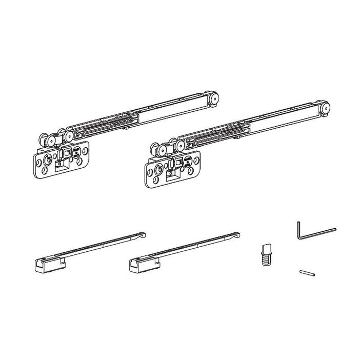 TERNO Kit Herrajes Living Top 1 Puerta 15Kg