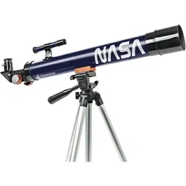 Clementoni - Télescope scientifique NASA avec objectif 50 mm et trépied extensible 127 cm pour observation de la lune et des étoiles