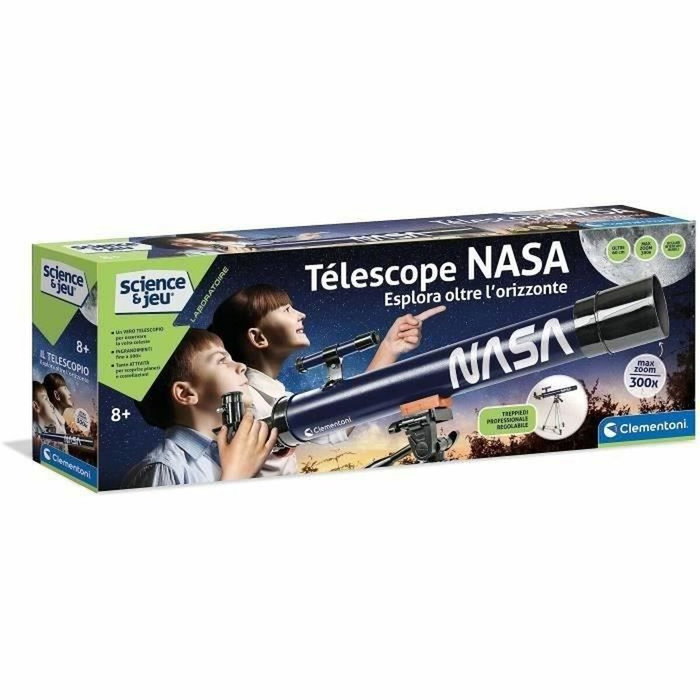 Clementoni Télescope NASA avec objectif 50mm et trépied réglable