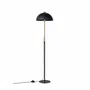 D By M.Red Lampadaire Noir en Métal avec Abat-jour Ovale
