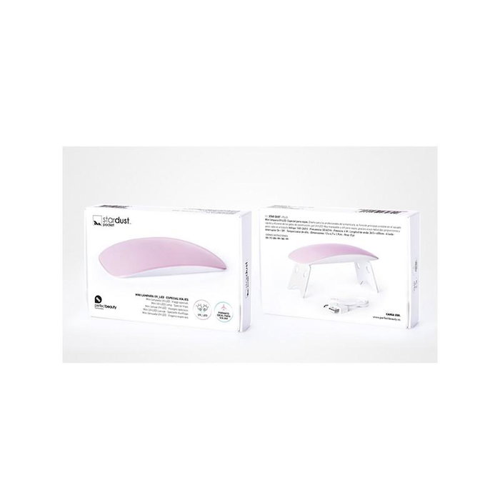 Perfect Beauty Lampe UV/LED mini Star Dust pour manucure, temporisateur 45-60s, portable de voyage, 6W, alimentation USB Perfect Beauty Lampe UV/LED mini Star Dust pour manucure, temporisateur 45-60s, portable de voyage, 6W, alimentation USB