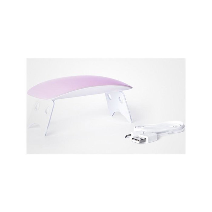 Perfect Beauty Lampe UV/LED mini Star Dust pour manucure, temporisateur 45-60s, portable de voyage, 6W, alimentation USB Perfect Beauty Lampe UV/LED mini Star Dust pour manucure, temporisateur 45-60s, portable de voyage, 6W, alimentation USB