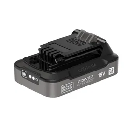 Black + Decker Batterie Lithium 18V 2,5Ah BDL2518S-XJ Noir