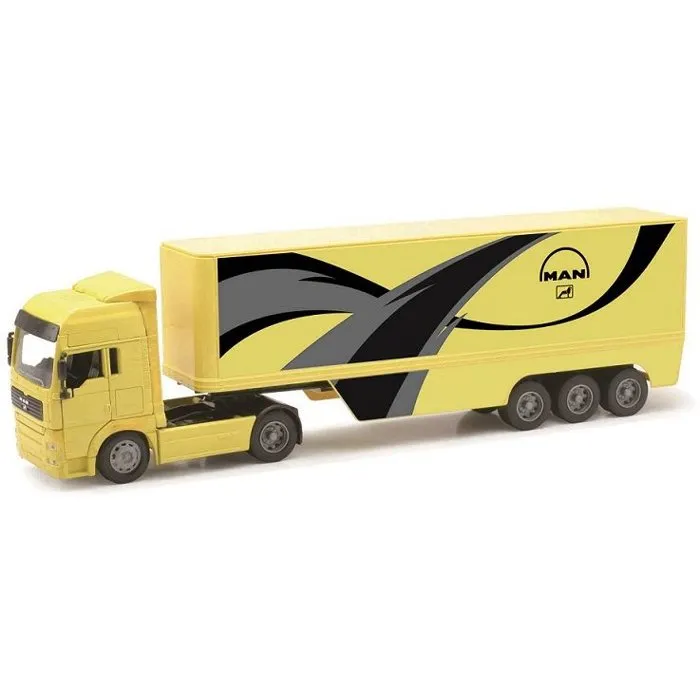 Newray Camion miniature de collection MAN TG18.410A avec remorque container - 1/32