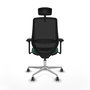 Piqueras y Crespo Chaise de Bureau Mardos Vert Bouteille et Noir
