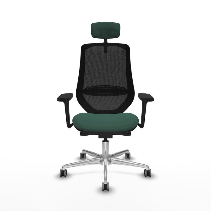 Piqueras y Crespo Chaise de Bureau Mardos Vert Bouteille et Noir Piqueras y Crespo Chaise de Bureau Mardos Vert Bouteille et Noir