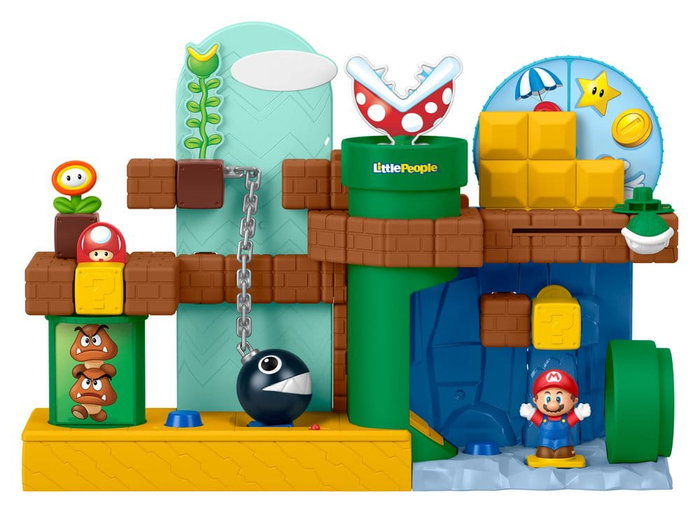 Mattel My Mario Little People playset Aventures de Mario