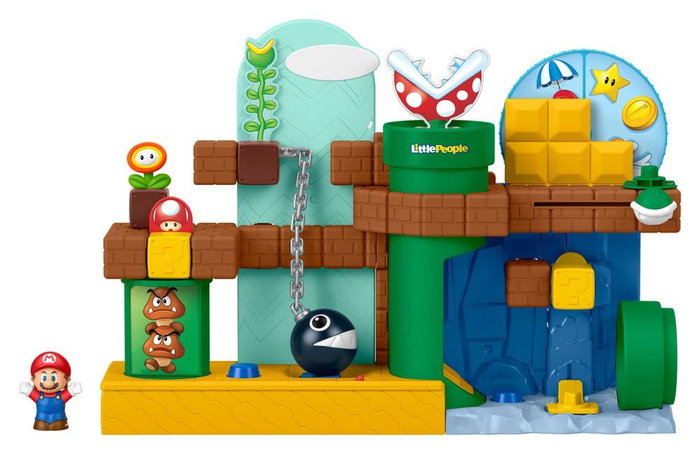 Mattel My Mario Little People playset Aventures de Mario