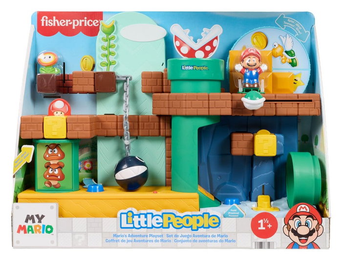 Mattel My Mario Little People playset Aventures de Mario