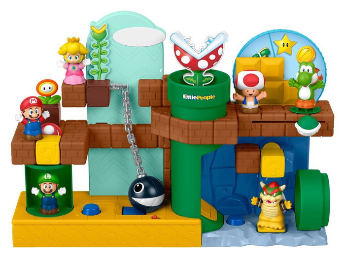 Mattel My Mario Little People playset Aventures de Mario