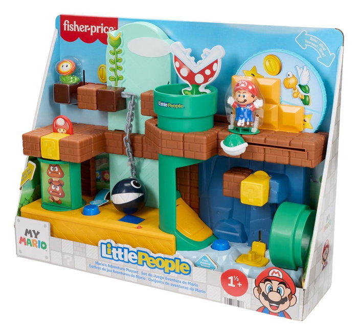 Mattel My Mario Little People playset Aventures de Mario