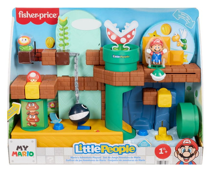 Mattel My Mario Little People playset Aventures de Mario
