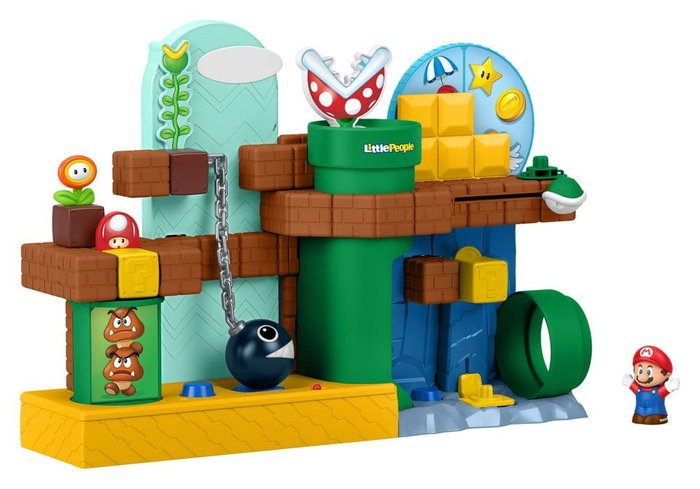Mattel My Mario Little People playset Aventures de Mario