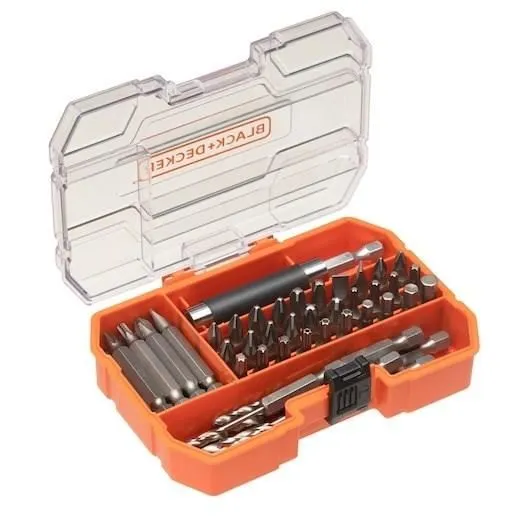 Black + Decker Coffret perçage/vissage A7238-XJ 304 pièces Black + Decker Coffret perçage/vissage A7238-XJ 304 pièces