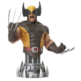 Diamond Select Toys Mini buste Wolverine Marvel Comics costume marron