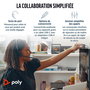 Poly Blackwire 3210 - Micro-casque monaural professionnel avec connecteur USB-C, contrôleurs en ligne et bandeau en métal léger
