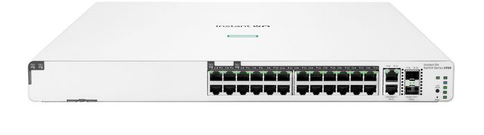 Aruba Instant On Commutateur réseau 1960 24 ports Gigabit PoE (4 ports 10G SFP+, 2 ports 10GBASE-T) 370W - Gestion cloud et web Aruba Instant On Commutateur réseau 1960 24 ports Gigabit PoE (4 ports 10G SFP+, 2 ports 10GBASE-T) 370W - Gestion cloud et web