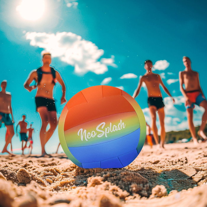 Ballon de Volleyball Aktive Neo Splash Multicouleur Néoprène (24 Unités) Ballon de Volleyball Aktive Neo Splash Multicouleur Néoprène (24 Unités)